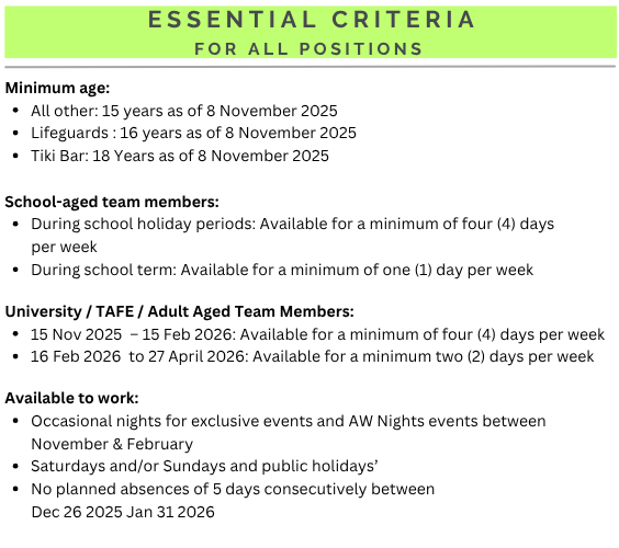Position descriptions essential criteria round 2